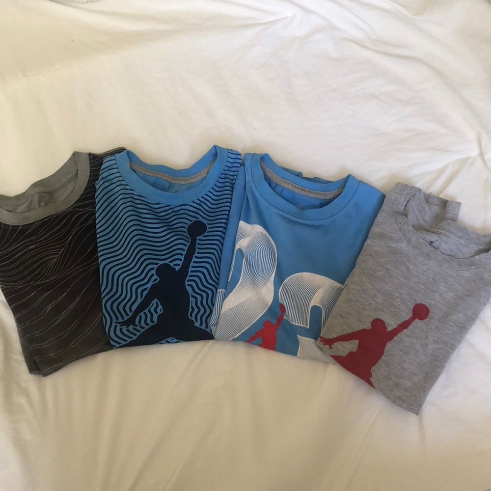 4 Small 8-10 Kids Jordan T-Shirts Nike